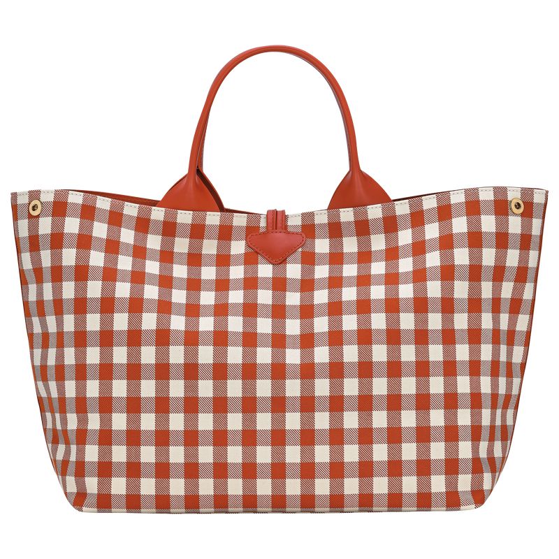 Longchamp Le Roseau L Women Handbag Orange | Australia-063YSGJVC