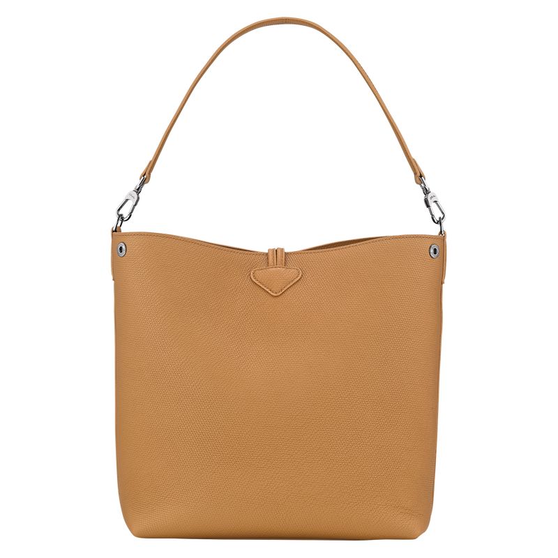 Longchamp Le Roseau M Shoulder Bag Women Shoulder Bag Brown | Australia-219BJTKSZ