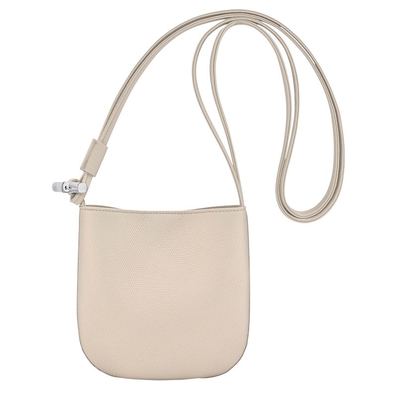 Longchamp Le Roseau S Women Crossbody Bag Beige | Australia-804TVNSED