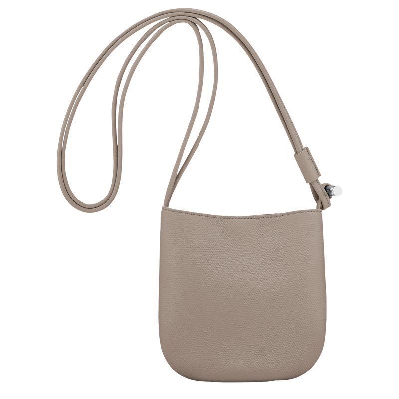 Longchamp Le Roseau S Women Crossbody Bag Beige | Australia-712DBRFSK