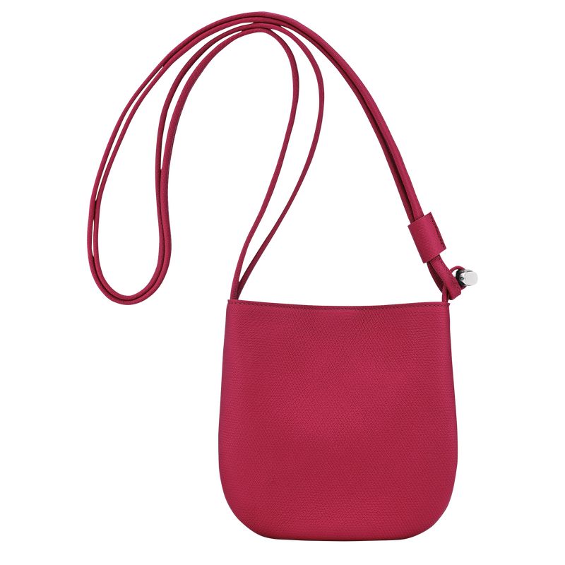 Longchamp Le Roseau S Women Crossbody Bag Dark Pink | Australia-634RLQSMV