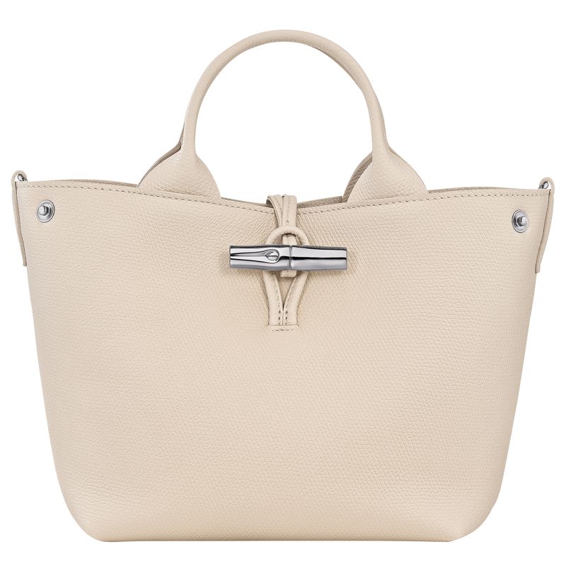 Longchamp Le Roseau S Women Handbag Beige | Australia-460MCIVAD