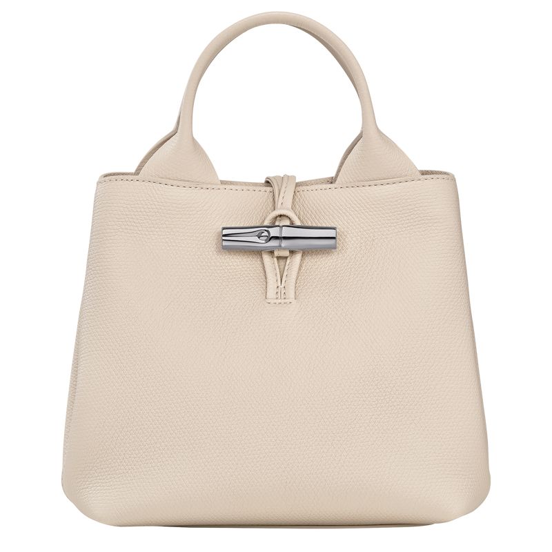 Longchamp Le Roseau S Women Handbag Beige | Australia-460MCIVAD