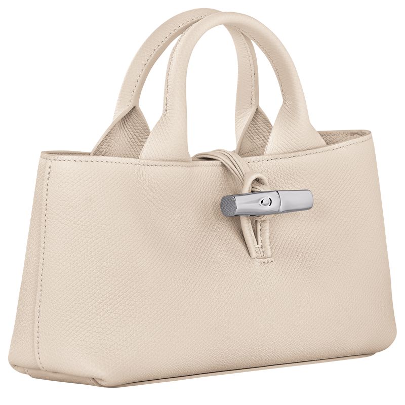Longchamp Le Roseau S Women Handbag Beige | Australia-032BVXSCZ