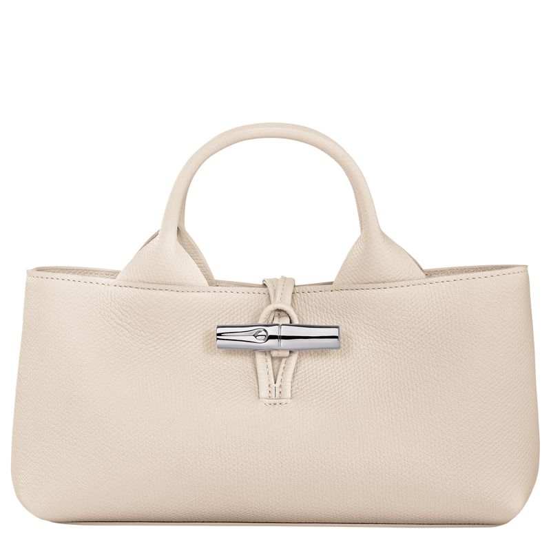 Longchamp Le Roseau S Women Handbag Beige | Australia-032BVXSCZ