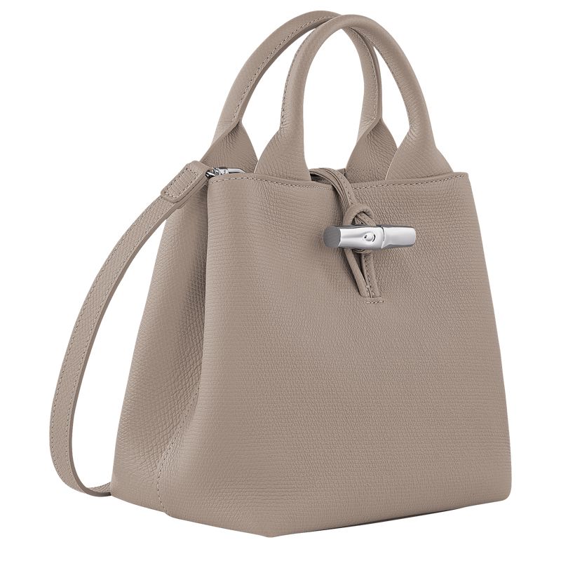Longchamp Le Roseau S Women Handbag Beige | Australia-592ZMATWI