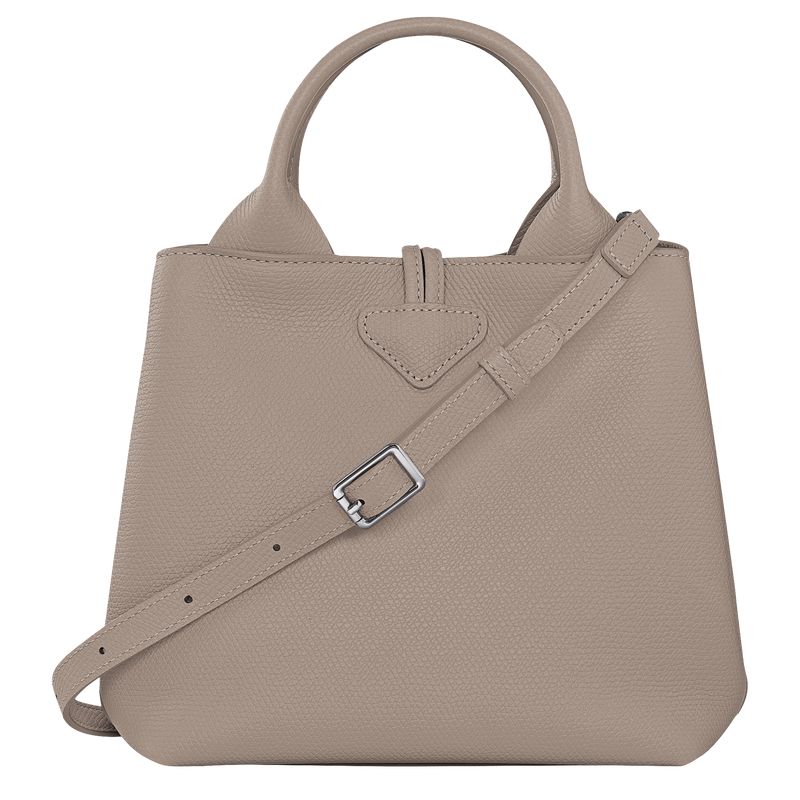 Longchamp Le Roseau S Women Handbag Beige | Australia-592ZMATWI