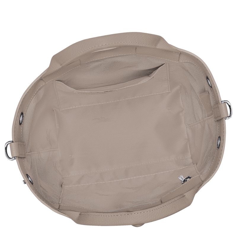 Longchamp Le Roseau S Women Handbag Beige | Australia-592ZMATWI