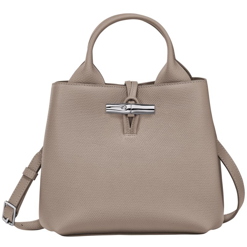 Longchamp Le Roseau S Women Handbag Beige | Australia-592ZMATWI