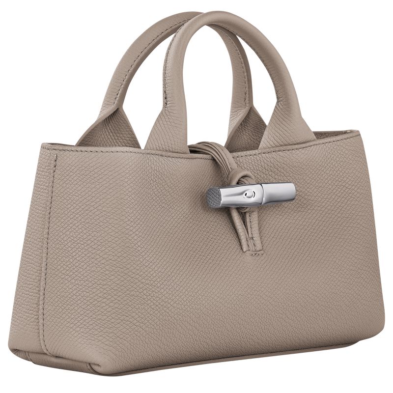 Longchamp Le Roseau S Women Handbag Beige | Australia-428LAJMQP