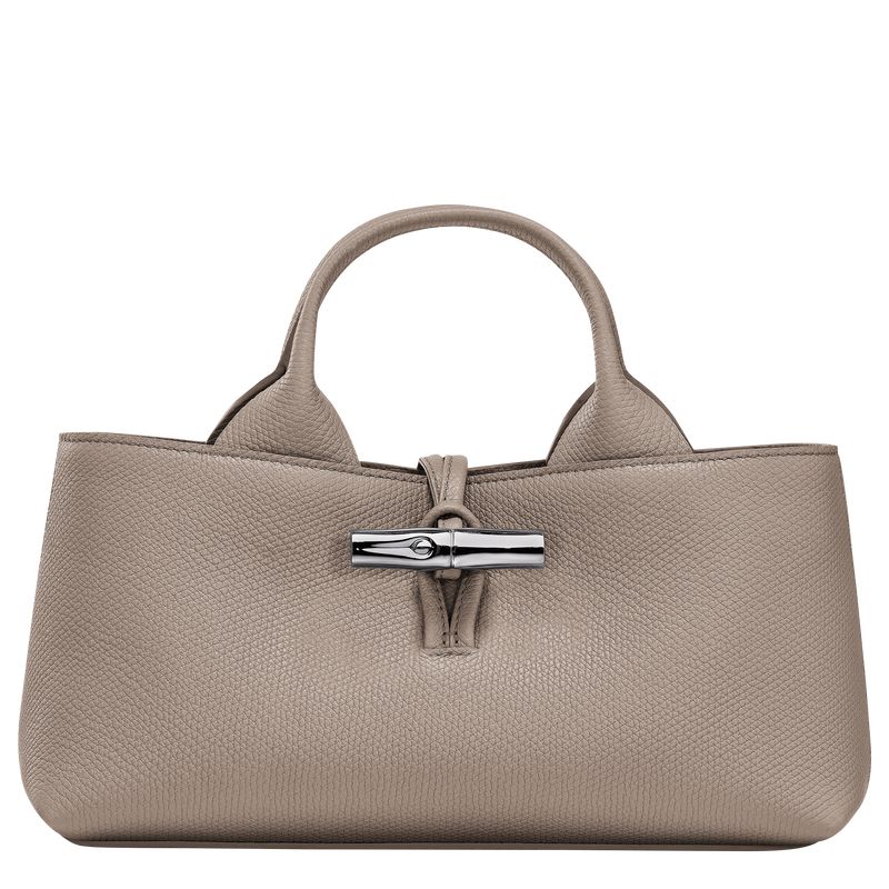 Longchamp Le Roseau S Women Handbag Beige | Australia-428LAJMQP