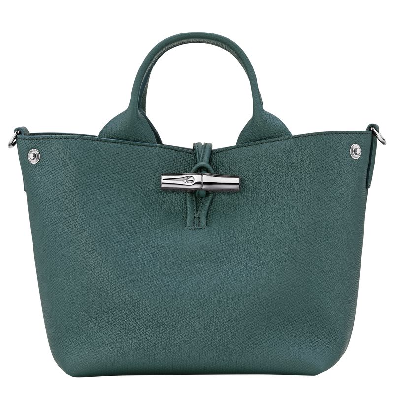 Longchamp Le Roseau S Women Handbag Blue Green | Australia-912IAVORD