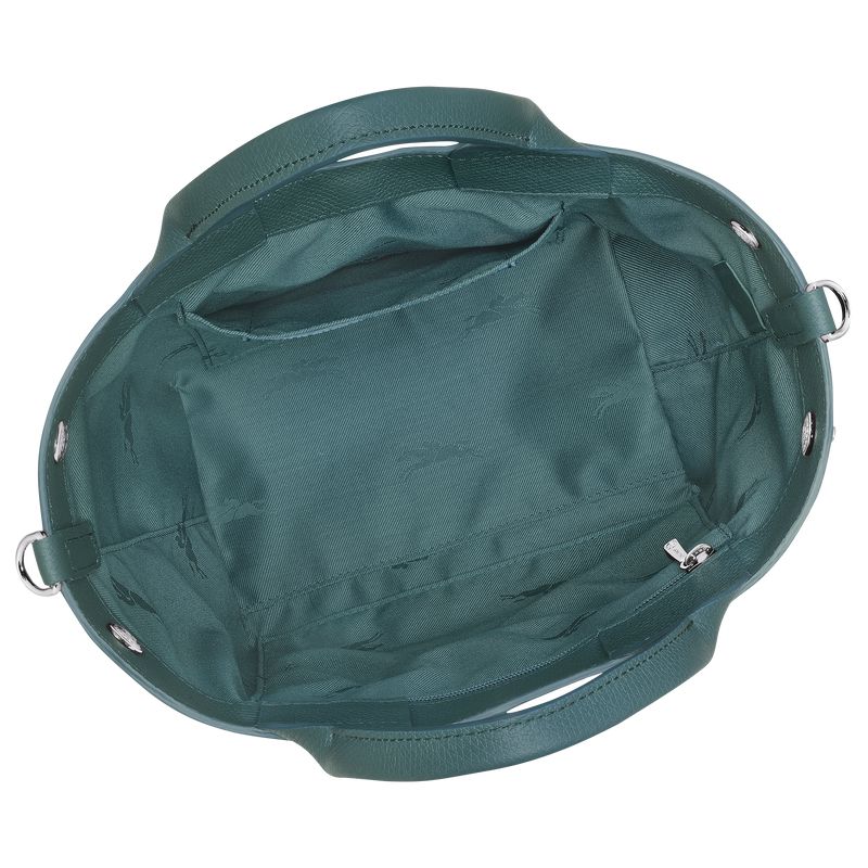 Longchamp Le Roseau S Women Handbag Blue Green | Australia-912IAVORD