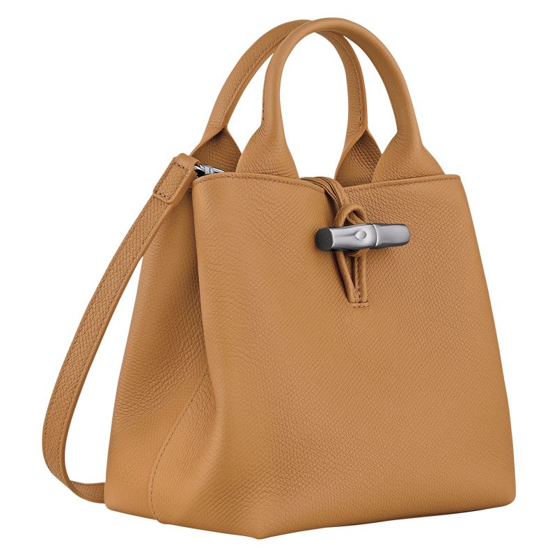 Longchamp Le Roseau S Women Handbag Brown | Australia-967WXVZEO