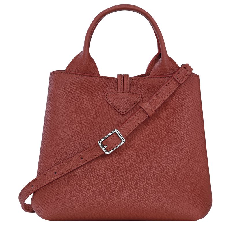Longchamp Le Roseau S Women Handbag Brown | Australia-807KIEBAM
