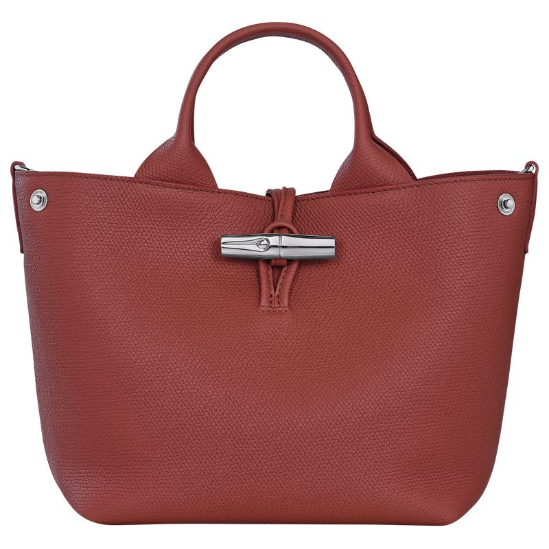 Longchamp Le Roseau S Women Handbag Brown | Australia-807KIEBAM