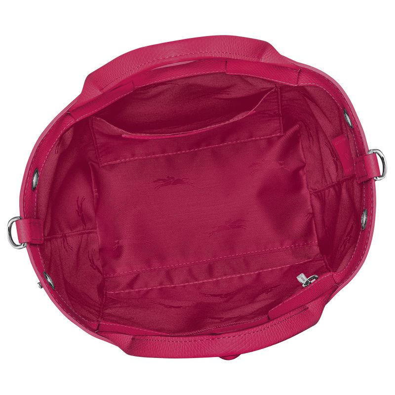 Longchamp Le Roseau S Women Handbag Dark Pink | Australia-607BJYEGA
