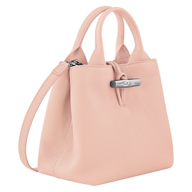 Longchamp Le Roseau S Women Handbag Light Rose | Australia-234QKLUIE