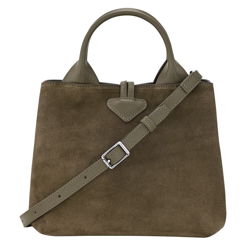 Longchamp Le Roseau S Women Handbag Olive | Australia-756KXYUJN