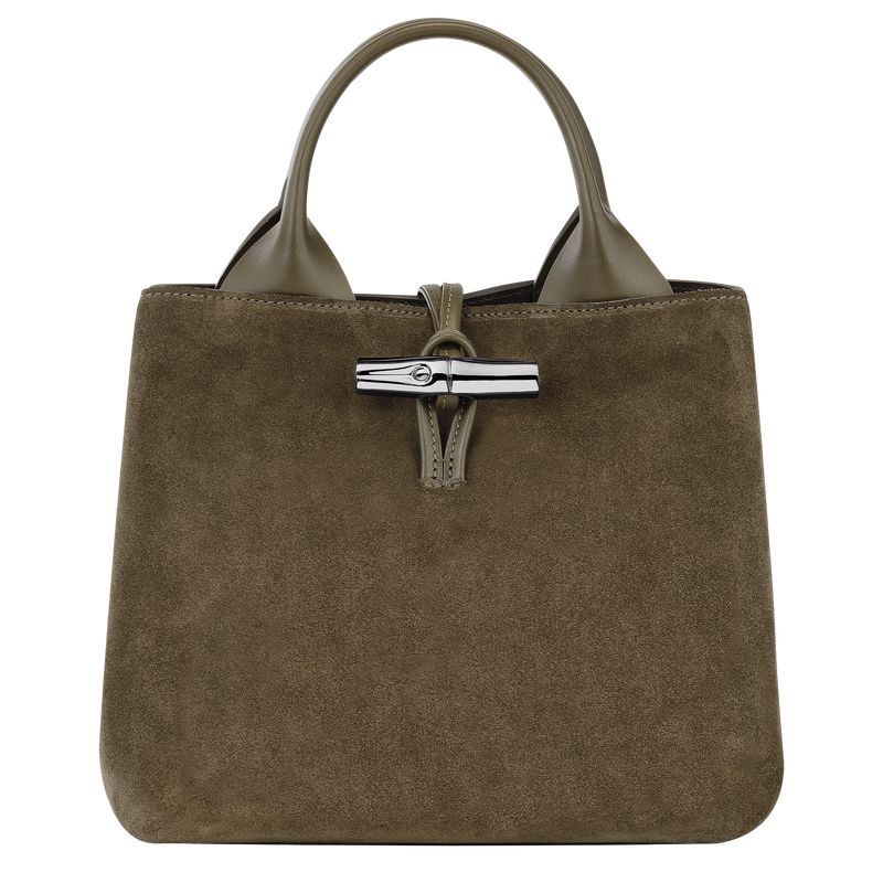 Longchamp Le Roseau S Women Handbag Olive | Australia-756KXYUJN