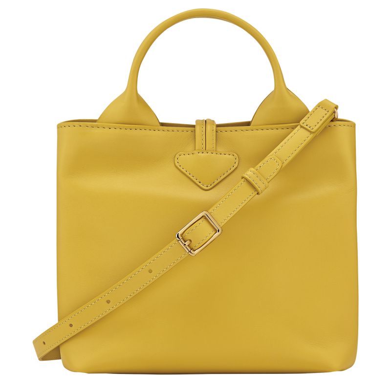 Longchamp Le Roseau S Women Handbag Yellow | Australia-680BNLVTG