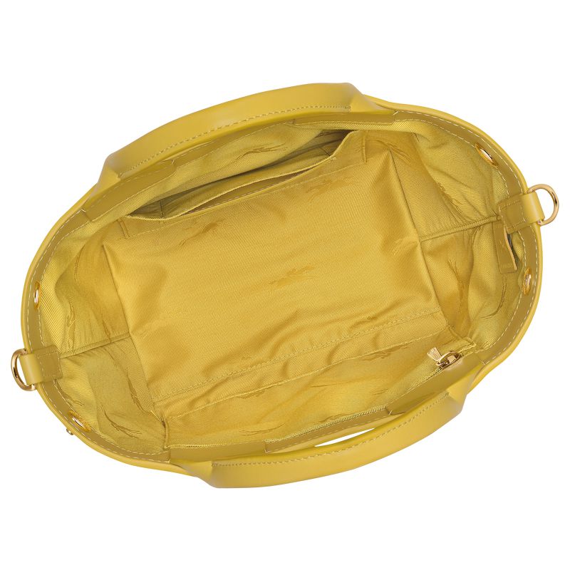 Longchamp Le Roseau S Women Handbag Yellow | Australia-680BNLVTG