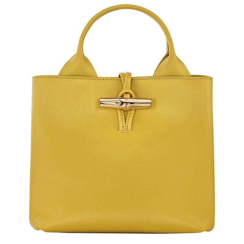 Longchamp Le Roseau S Women Handbag Yellow | Australia-680BNLVTG