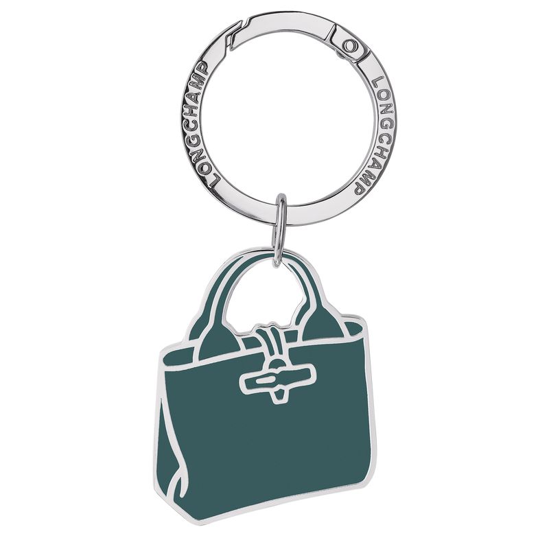 Longchamp Le Roseau Women Key Rings Blue Green | Australia-578WDQALM