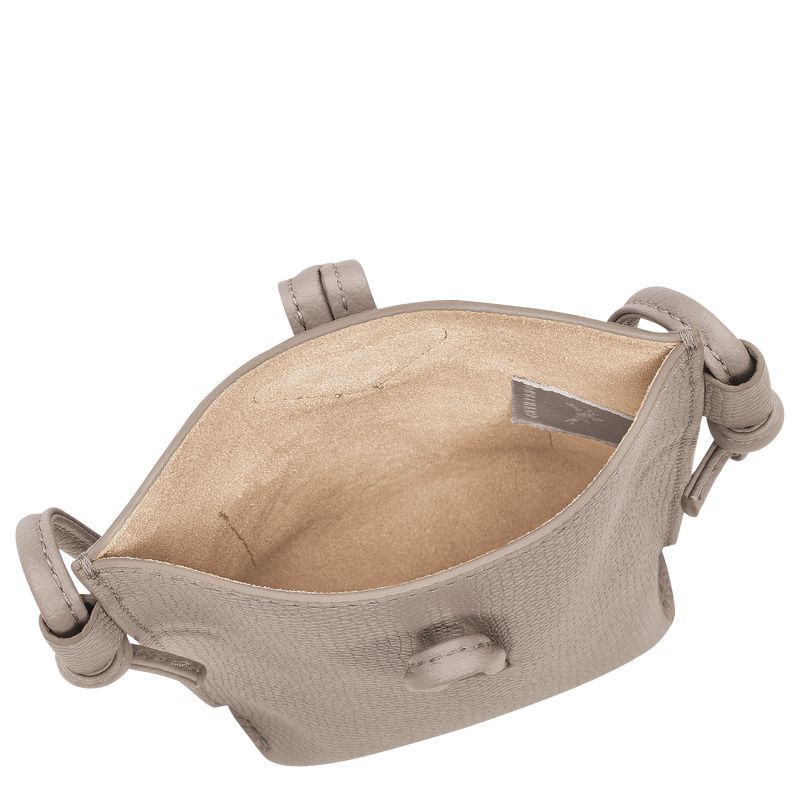 Longchamp Le Roseau Women Phone Case Beige | Australia-809BYDXGF