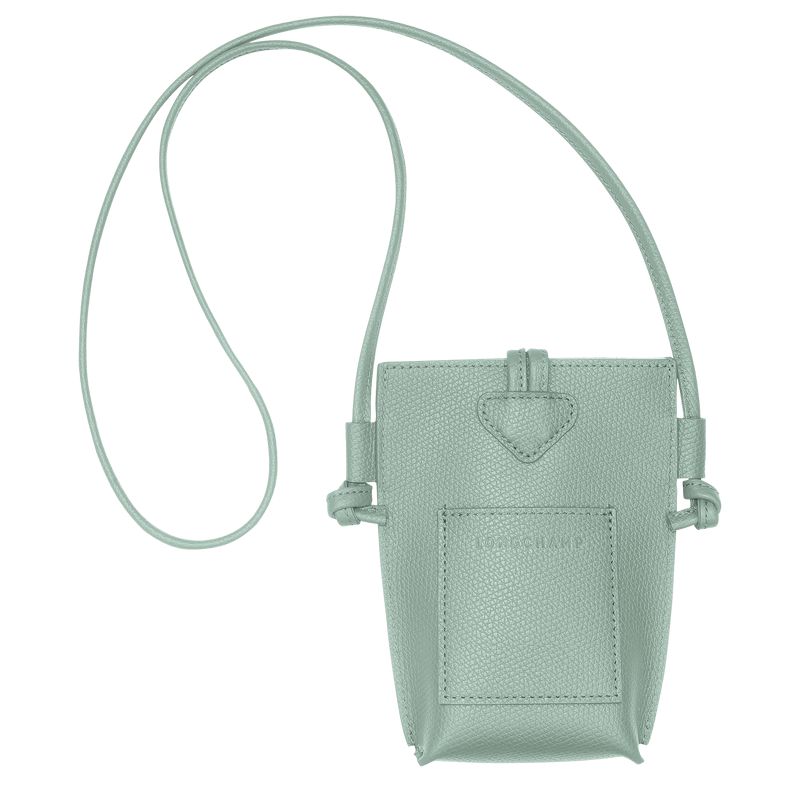 Longchamp Le Roseau Women Phone Case Blue Green | Australia-058EDPSJR
