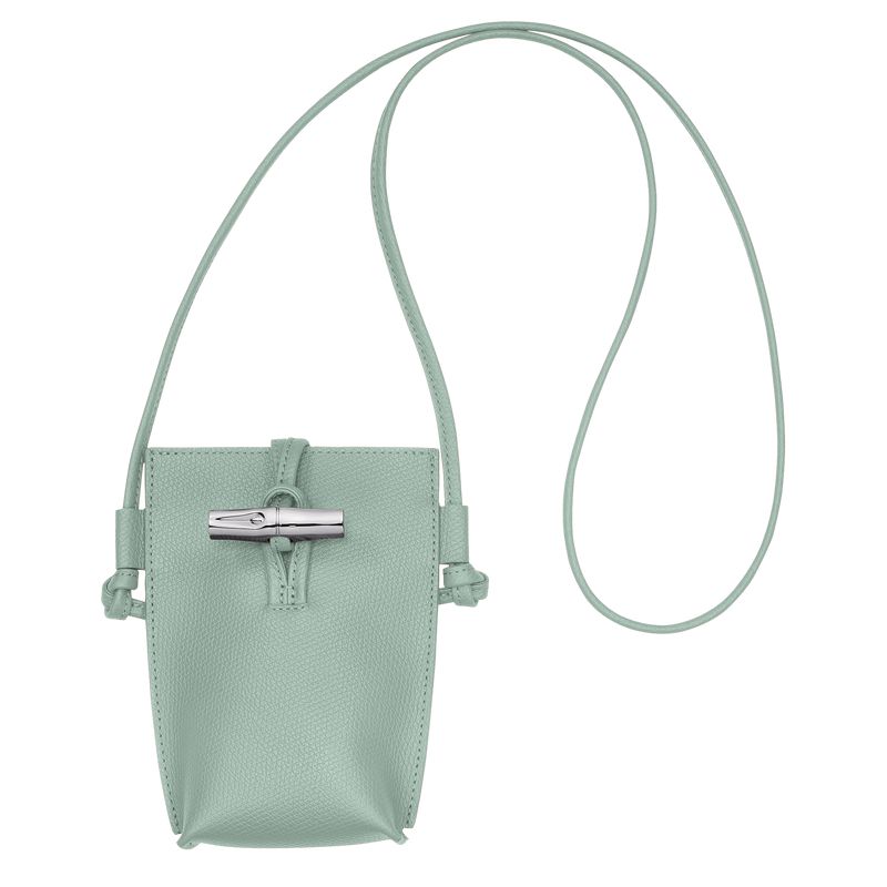 Longchamp Le Roseau Women Phone Case Blue Green | Australia-058EDPSJR