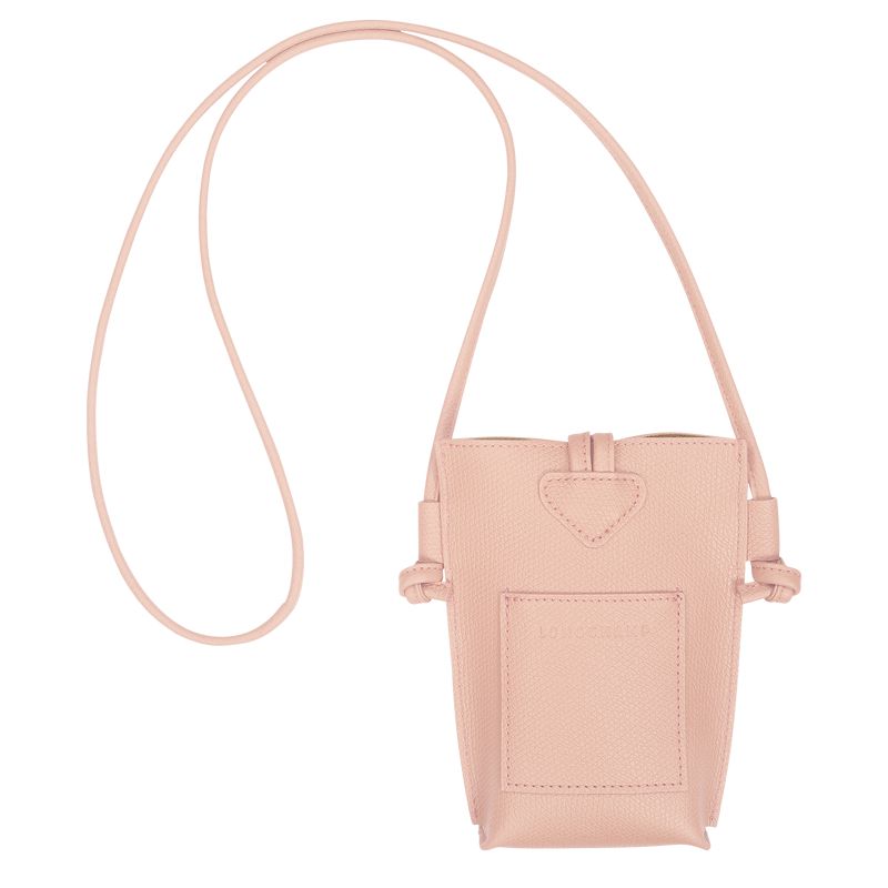 Longchamp Le Roseau Women Phone Case Rose | Australia-967KYWITM