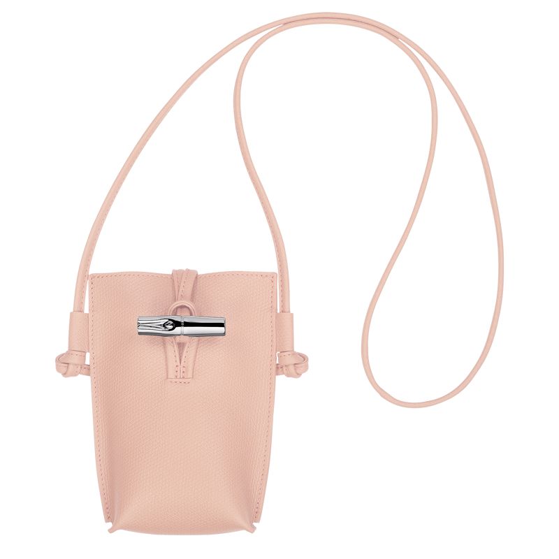 Longchamp Le Roseau Women Phone Case Rose | Australia-967KYWITM