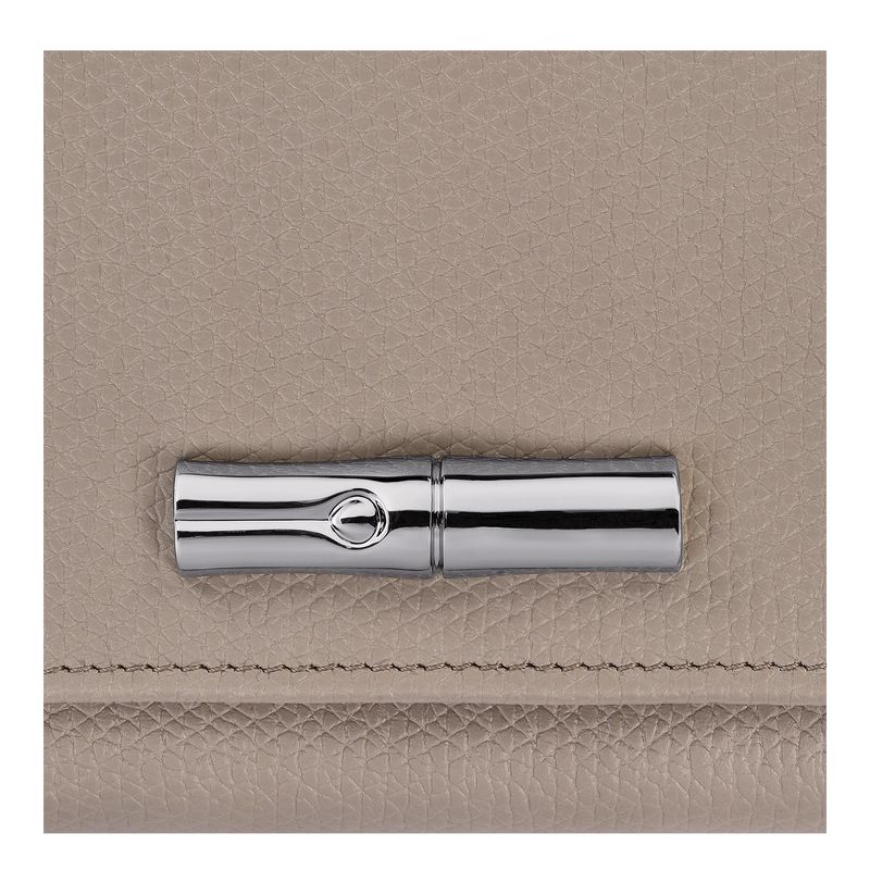 Longchamp Le Roseau Women Wallet Beige | Australia-975XJSGRN