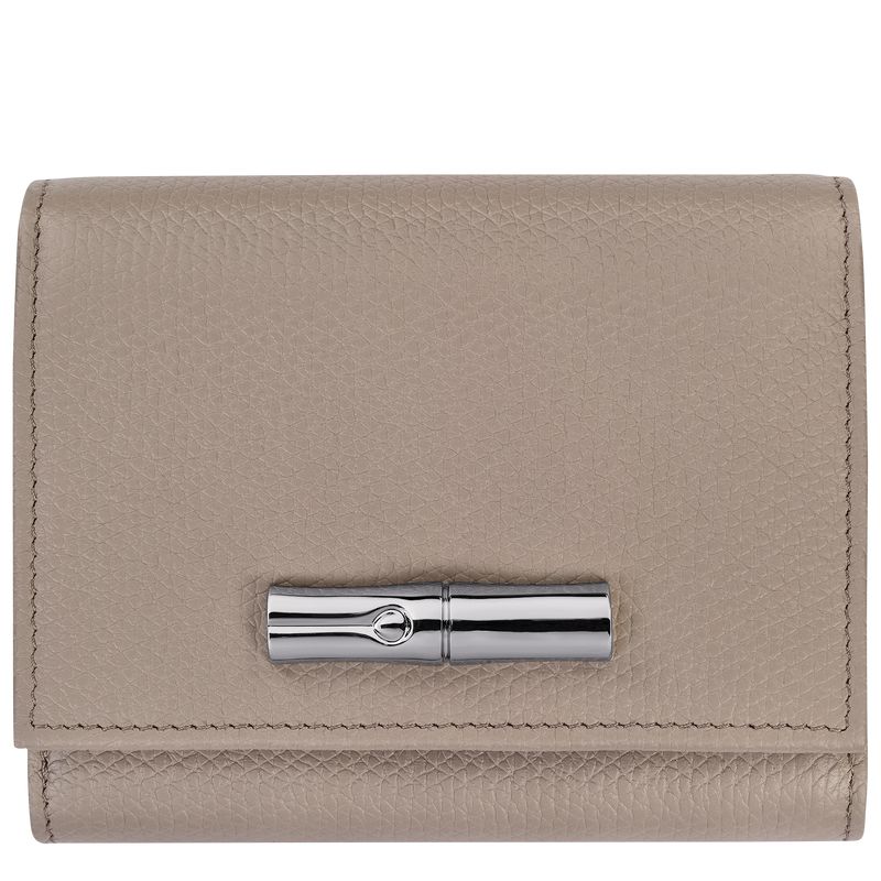 Longchamp Le Roseau Women Wallet Beige | Australia-975XJSGRN