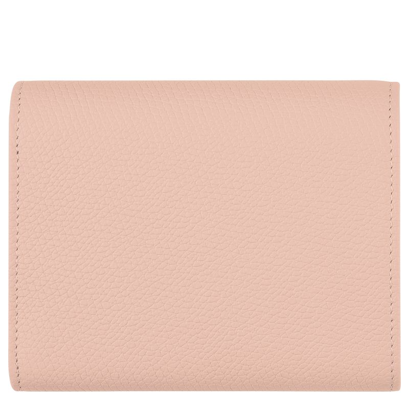 Longchamp Le Roseau Women Wallet Rose | Australia-042RMNEWS