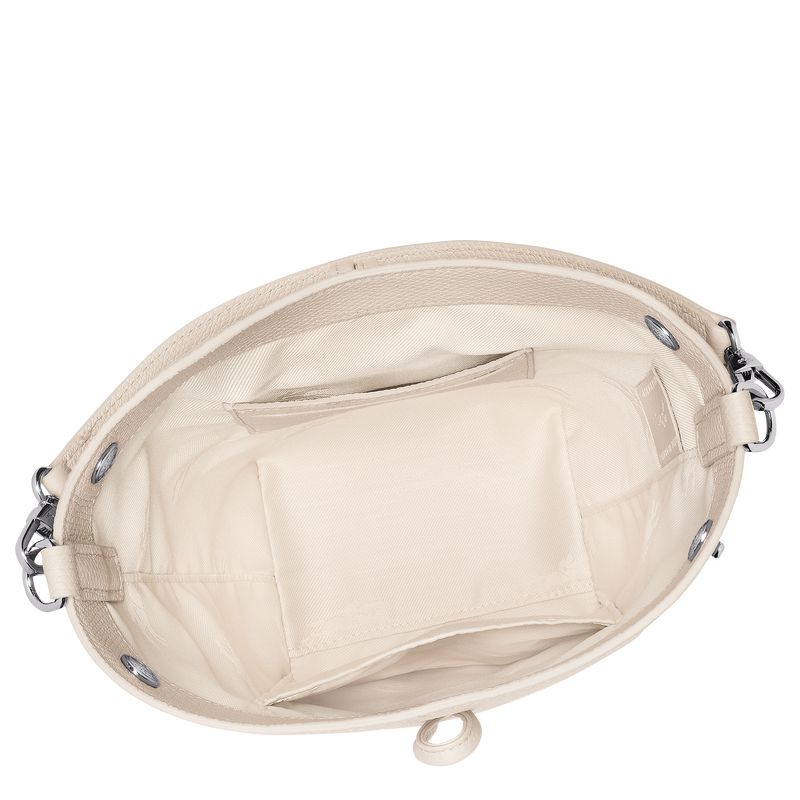 Longchamp Le Roseau Xs Women Bucket Bag Beige | Australia-657PRLWZX