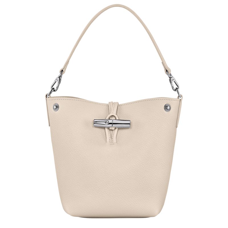 Longchamp Le Roseau Xs Women Bucket Bag Beige | Australia-657PRLWZX