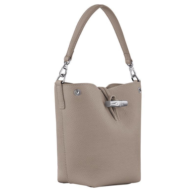 Longchamp Le Roseau Xs Women Bucket Bag Beige | Australia-281ZLIRDX