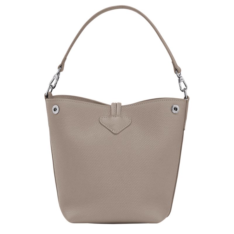 Longchamp Le Roseau Xs Women Bucket Bag Beige | Australia-281ZLIRDX