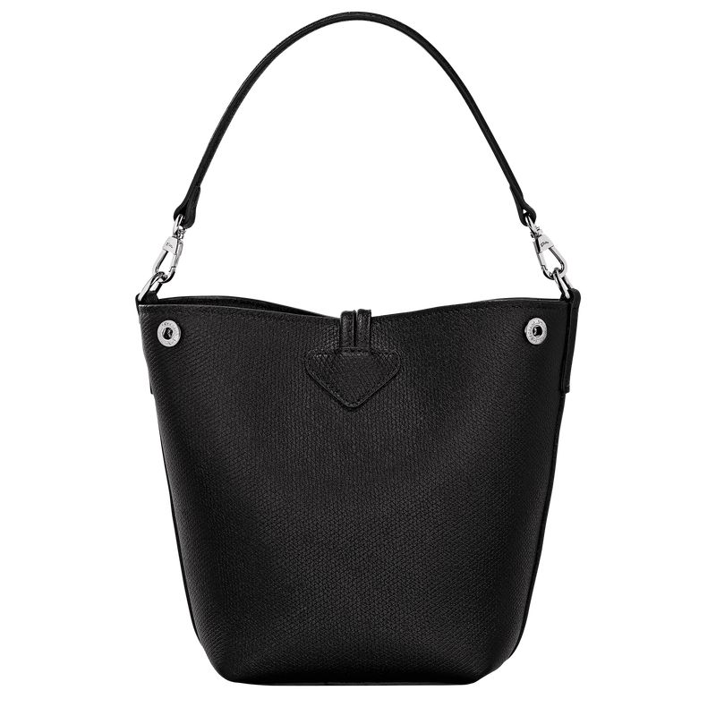 Longchamp Le Roseau Xs Women Bucket Bag Black | Australia-467QHMPUF