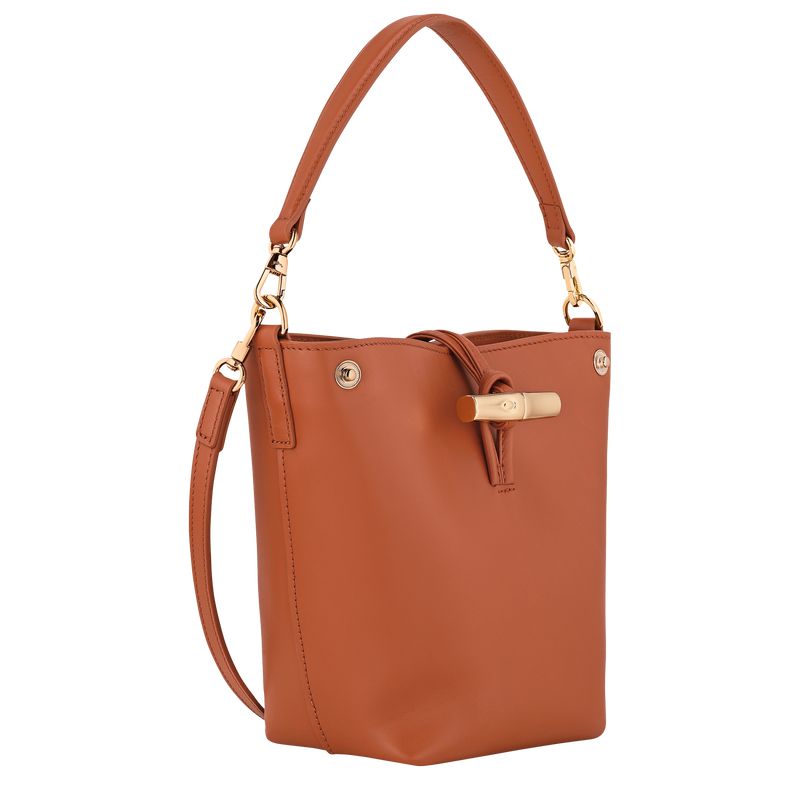 Longchamp Le Roseau Xs Women Bucket Bag Orange | Australia-948WORBQM