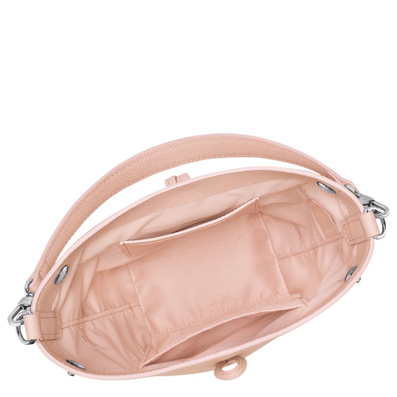 Longchamp Le Roseau Xs Women Bucket Bag Light Rose | Australia-912ATUFOK