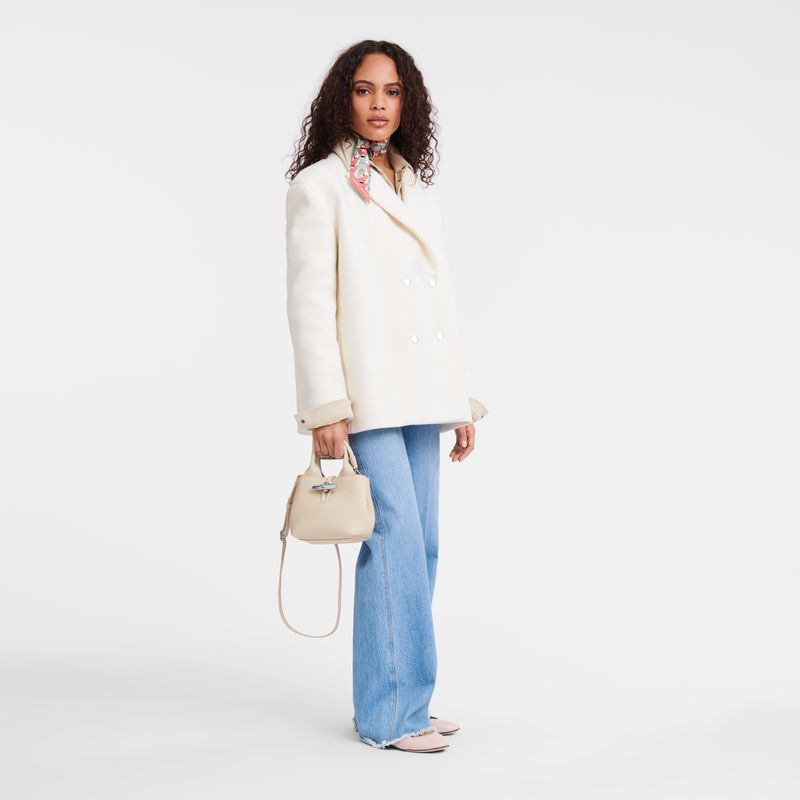 Longchamp Le Roseau Xs Women Handbag Beige | Australia-754CZILVF