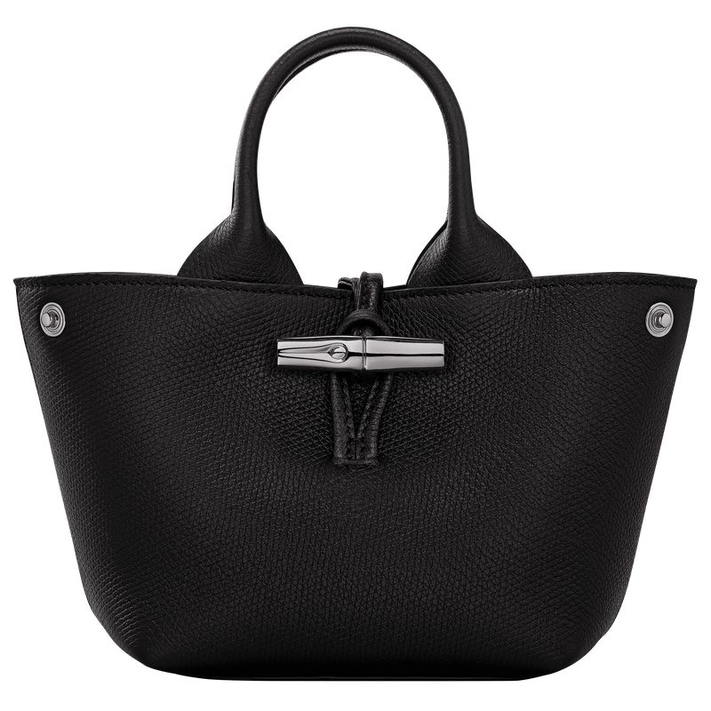 Longchamp Le Roseau Xs Women Handbag Black | Australia-703UOSNAE