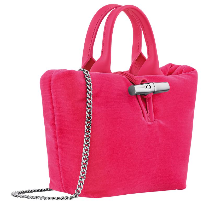 Longchamp Le Roseau Xs Women Handbag Pink | Australia-280ODRLBX