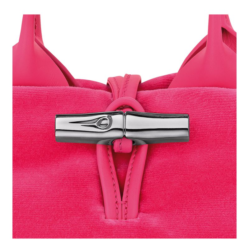 Longchamp Le Roseau Xs Women Handbag Pink | Australia-280ODRLBX