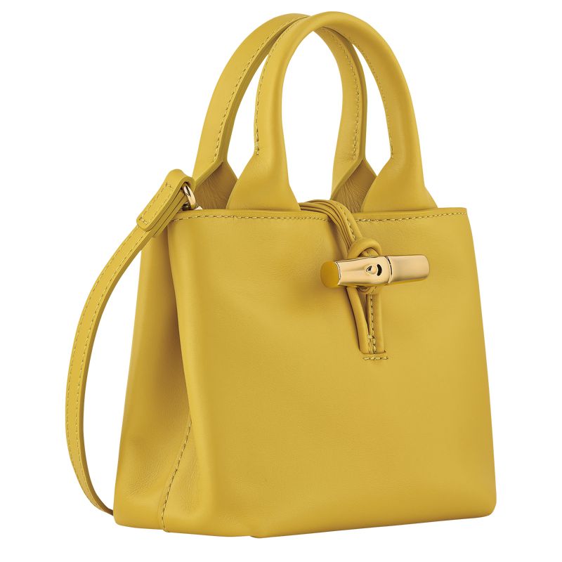 Longchamp Le Roseau Xs Women Handbag Yellow | Australia-278EOATCV