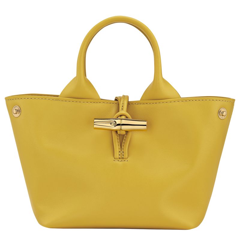 Longchamp Le Roseau Xs Women Handbag Yellow | Australia-278EOATCV