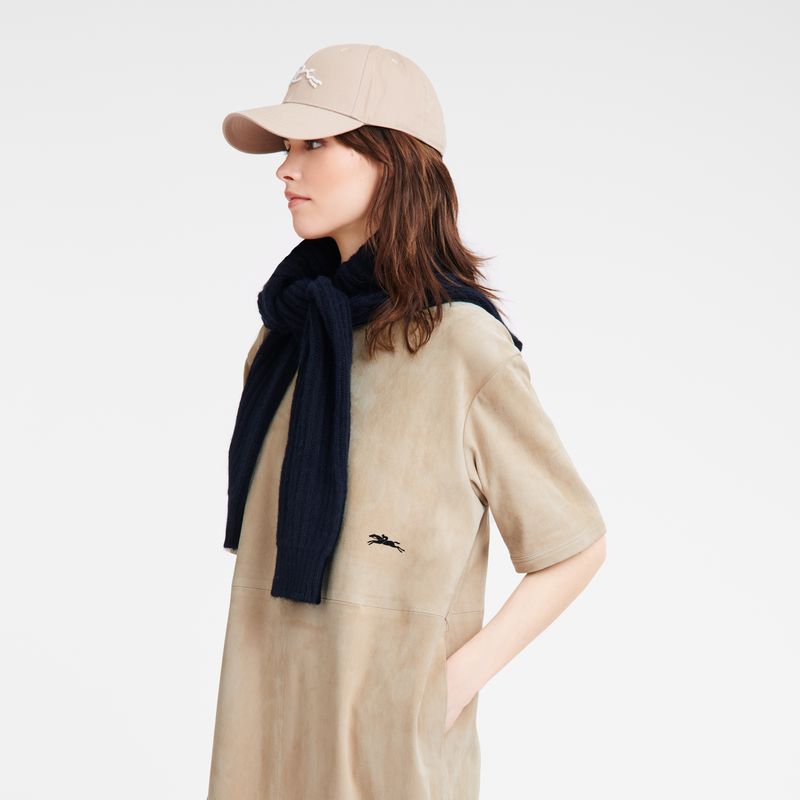 Longchamp Leather Long Women Dress Beige | Australia-920OXJQCE